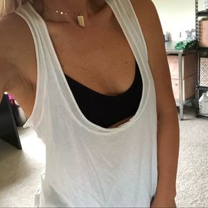 Daft Bird Deep Scoop Neck Tank